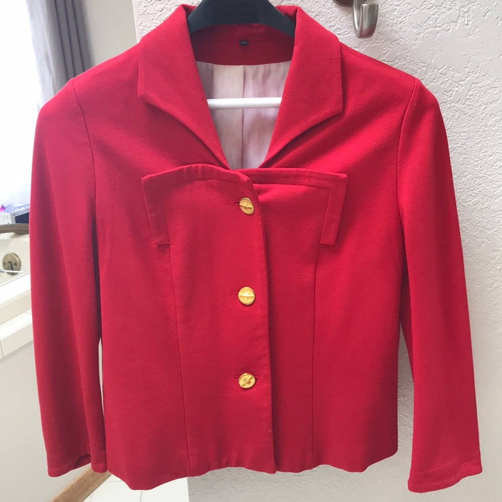 CAbi red blazer